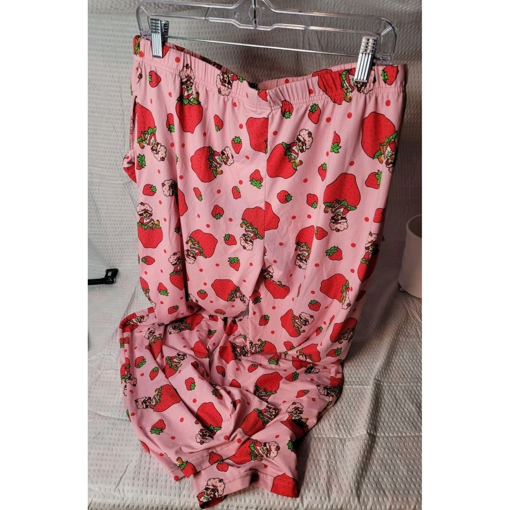 Womens‎ Strawberry Shortcake Pajama Bottom Pockets XL